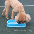 Plastic Square Double Pet Dog Bowl